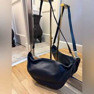Dior Classic Blue Leather Shoulder Bag